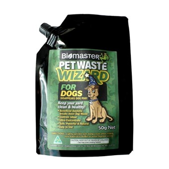 Biomaster Pet Waste Wizard 50g Spout Pouch