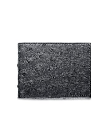 Wallet Zip Ostrich Leather Image