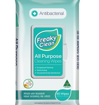 Freaky Clean All Purpose Cleaning Wipes Image