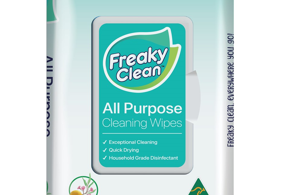Freaky Clean All Purpose Cleaning Wipes