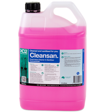 Cleansan - Food Area Cleaner & Sanitiser Concentrate Image