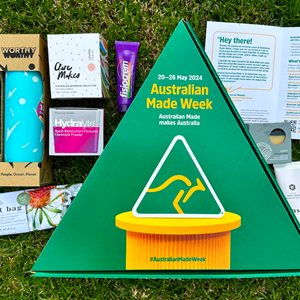 What's in the box? Australian Made Week splashes out on socials