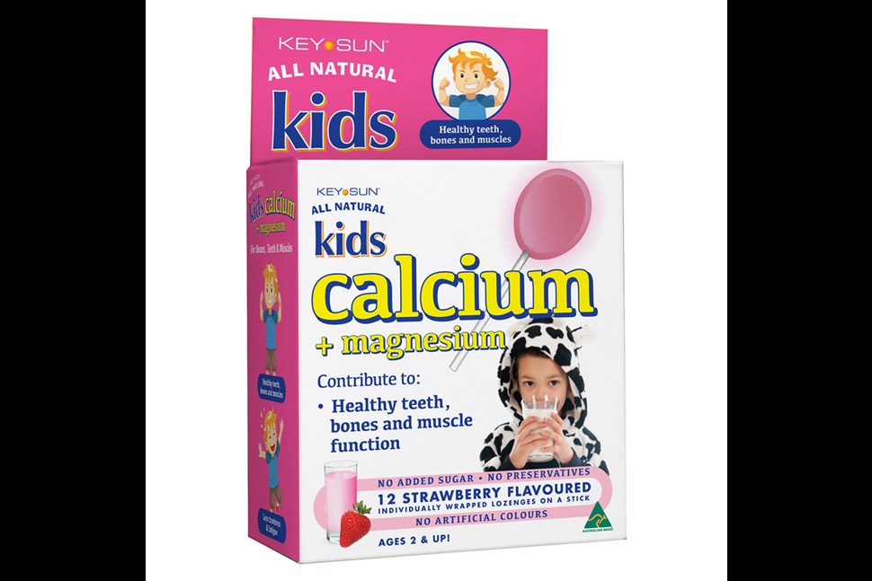 Key Sun All Natural Kids - CALCIUM + MAGNESIUM - LOZENGES ON A STICK