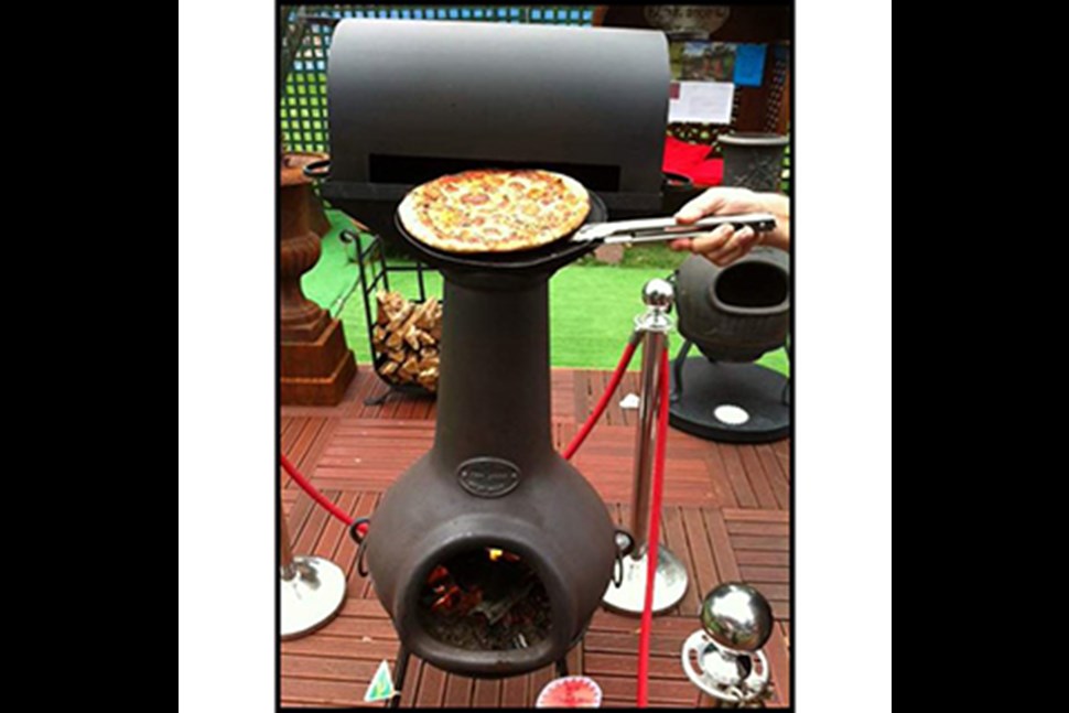 Barbecue Chiminea Optional Bbq, Chiminea Fire Pit Pizza Oven