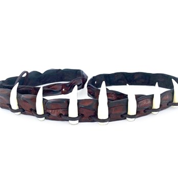 Crocodile Hatband With Croc Teeth Image