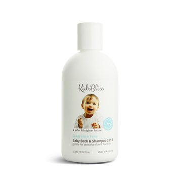 KidsBliss Certified Organic Baby Bath & Shampoo 2 in 1 Image