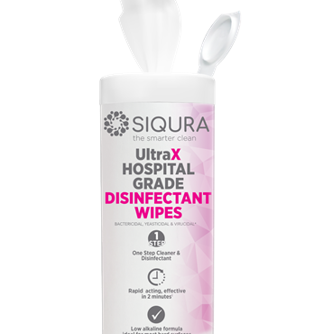 Siqura UltraX Hospital Grade Disinfectant Wipes Image