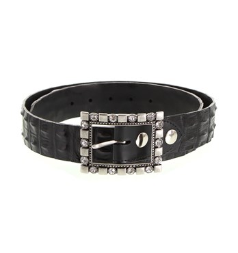 Crocodile Leather Belt Image