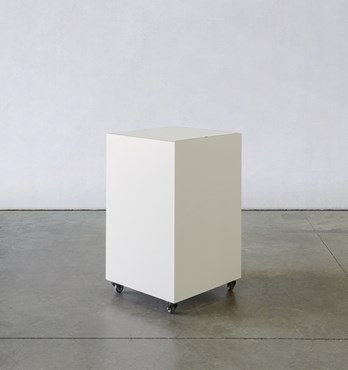 White Adjustable Retail Dump Bin Image