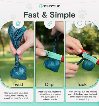 Pennyclip waste bag clip Image