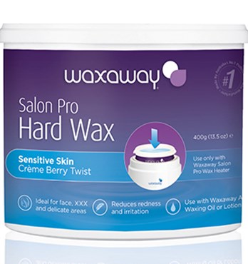 Waxaway Salon Pro Creme Berry Twist Hard Wax Image