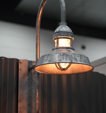 The Sydney Caged Ranch Outdoor Wall Light Image