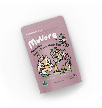 Freeze Dried Rabbit & Organic Medley Bites Image