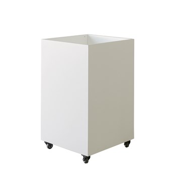 White Adjustable Retail Dump Bin Image