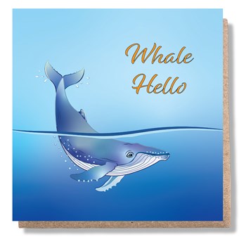 Whale Hello Greeting Card