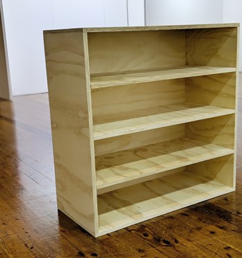 Plywood Adjustable Shelving Unit Image