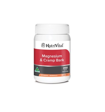 NutriVital Magnesium & Cramp Bark Capsule Image