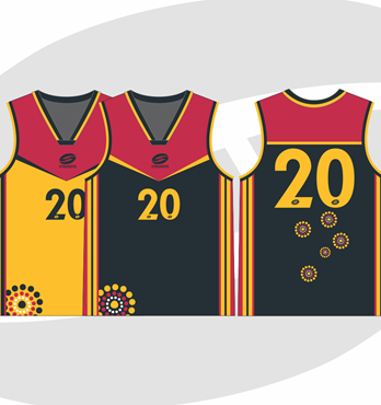 Basketball On Court Teamwear Image