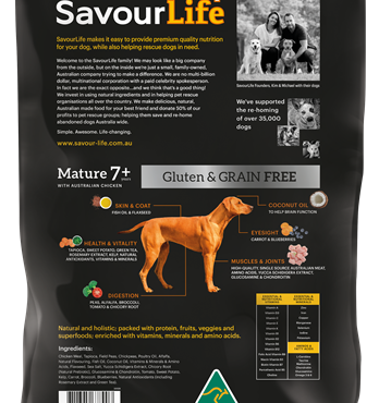 SavourLife Grain Free 7+ Mature 10kg Image