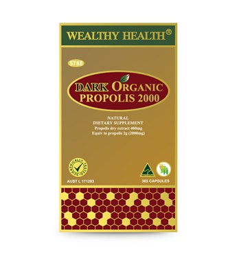 Wealthy Health Dark Organic Propolis 2000 Image