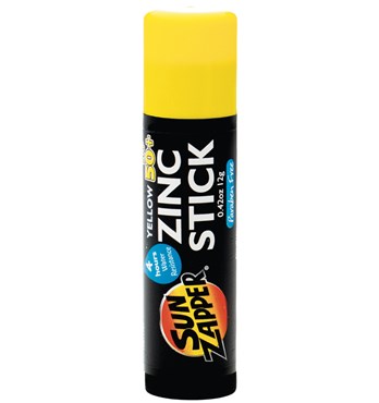 Sun Zapper Zinc Stick SPF 50+ Yellow - Sunscreen Image