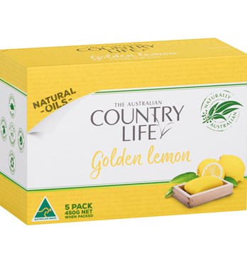 Country Life soap - Golden Lemon Image