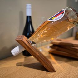Floating Hardwood Wine Stands