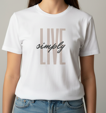 100% Organic Cotton Printed T-shirt  Image