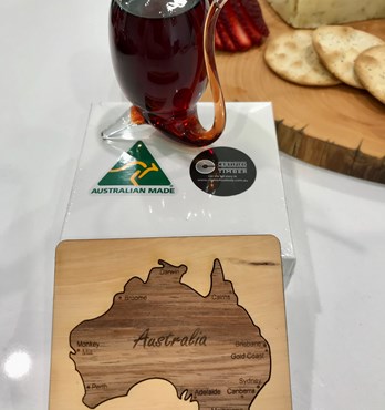 Cork Backed Tasmanian Timber Coasters Image