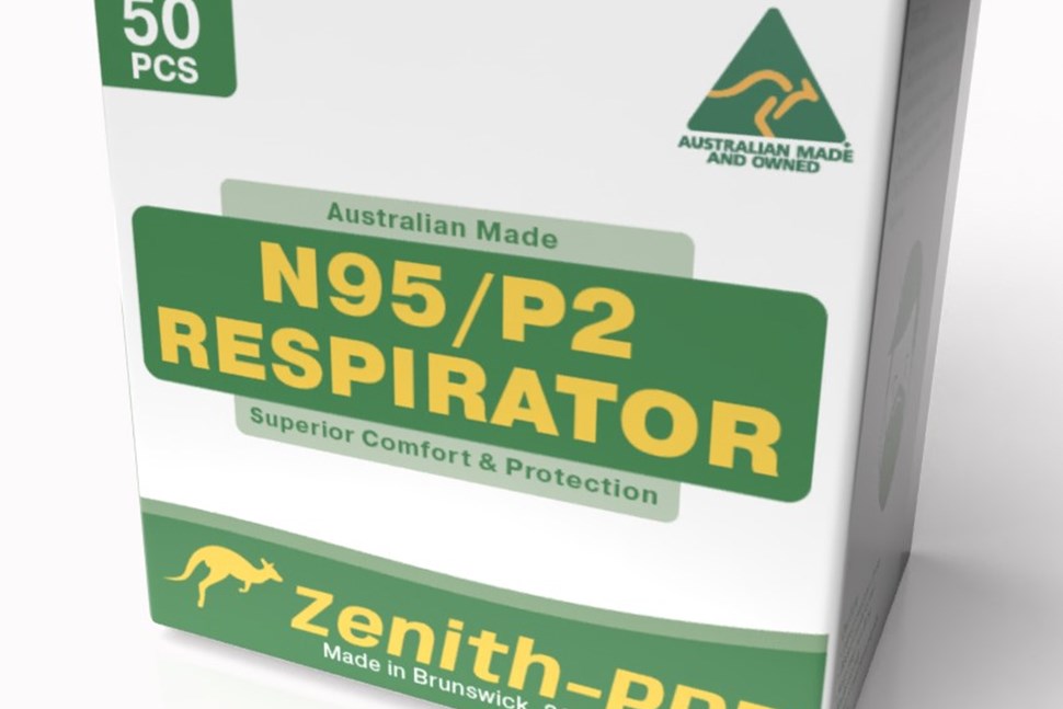 4 Ply Non Surgical grade P2/N95 disposable respirator