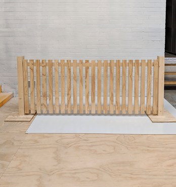 Plywood Picket Fence (Rent) Image