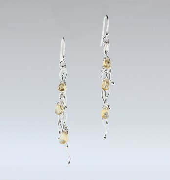 Gemstone earrings, jewellery Image