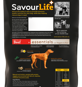 SavourLife Essential Adult Std Beef 15kg Image
