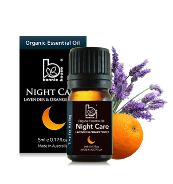 Bonnie House Night Care (Lavender & Orange Sweet) Oil Blend 5ml _ Certified Organic ACO Image