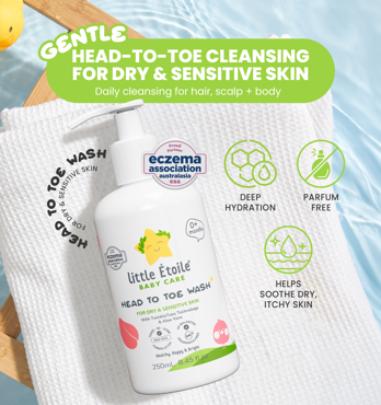 Little Étoile Baby Care Head To Toe Wash For Dry & Sensitive Skin (0+ months) Image