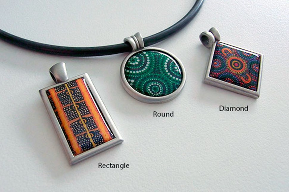 Jewellery featuring aboriginal designs