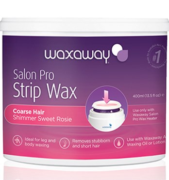Waxaway Salon Pro Shimmer Sweet Rosie Strip Wax Image
