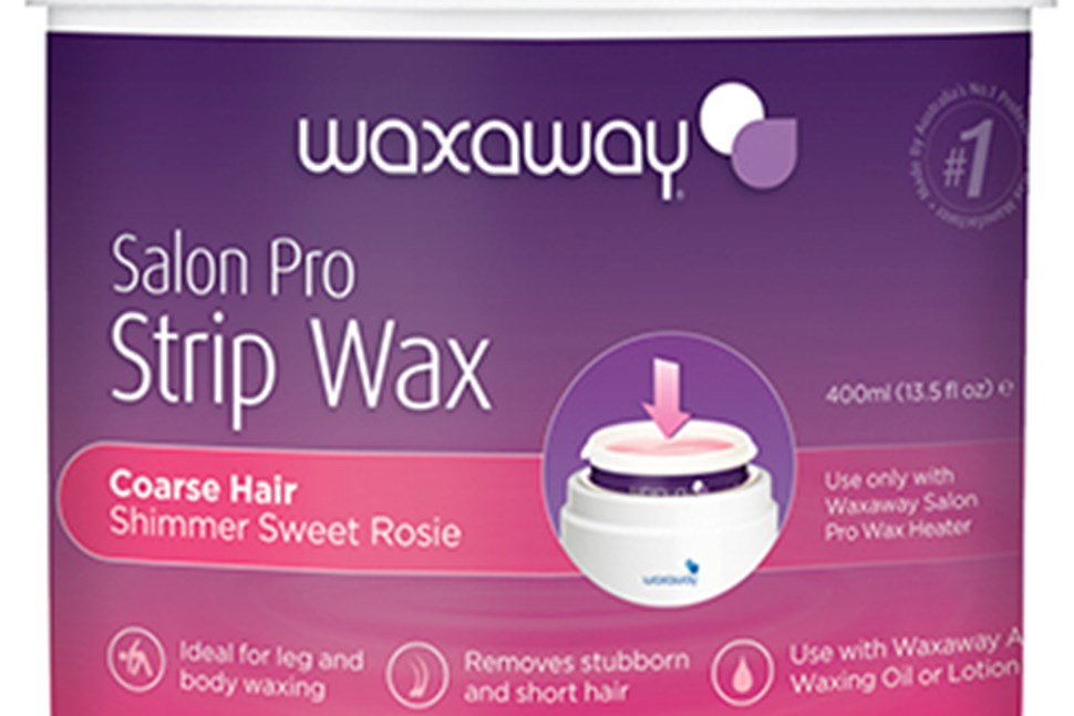 Waxaway Salon Pro Shimmer Sweet Rosie Strip Wax
