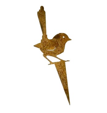 Overwrought Metal Garden Art Bird Stake Range  Image