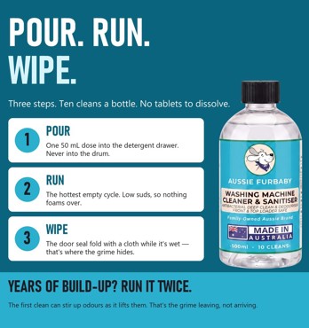 Aussie Furbaby Washing Machine Cleaner and Sanitiser Image
