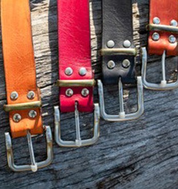 Leather belts Image