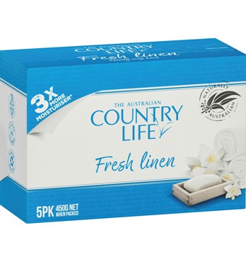 Country Life soap - Fresh Linen Image