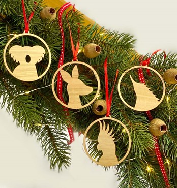 Australian Animal Christmas decorations Image