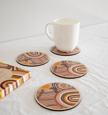 Wooden Coasters 4Pack Image