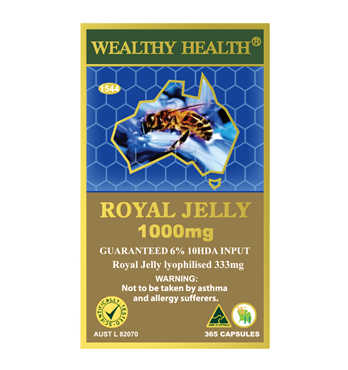 Wealthy Health Royal Jelly 1000mg Image