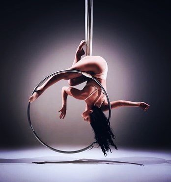 Solid Aerial Hoop - Tabbed and Tabless Image