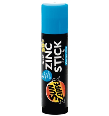 Sun Zapper Zinc Stick SPF 50+ Blue - Sunscreen Image