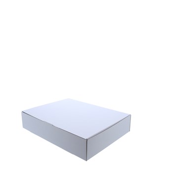 12 Donut & Cake 1 piece cardboard box Kraft white Image