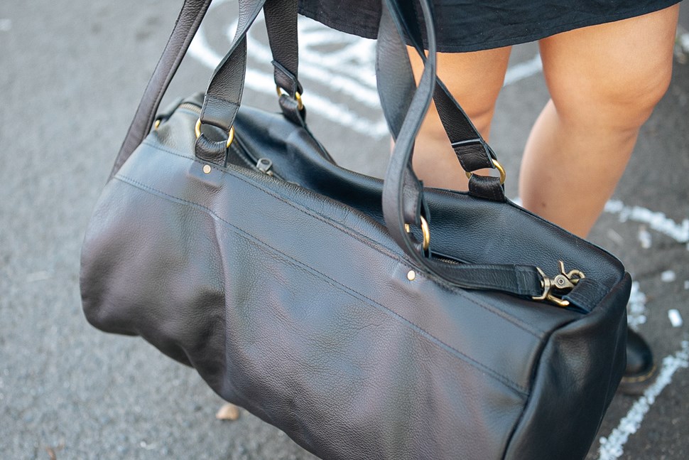 Kangaroo & Cowhide Leather Travel Bags