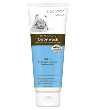 Wotnot 100% Natural 3-in-1 Baby Wash, Shampoo & Bubble Bath Image